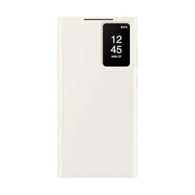 SAMSUNG Galaxy S23 ULTRA Smart View Wallet Case - Cream