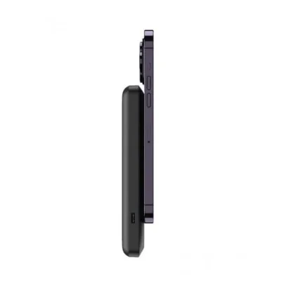 Energea Bazic Gopower MAG 10000mAh Magnetic Wireless Charging Power Bank - Black