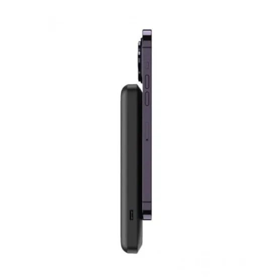 Energea Bazic Gopower MAG 10000mAh Magnetic Wireless Charging Power Bank - Black