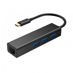 تشويتك موزع USB-C مع إيثرنت و USB 3.0 x 3