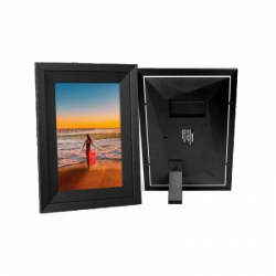 Frameo App 10.1" Frame With IPS HD Touch Screen Display With 16GB Wifi Digital Photo Picture Frames - Black