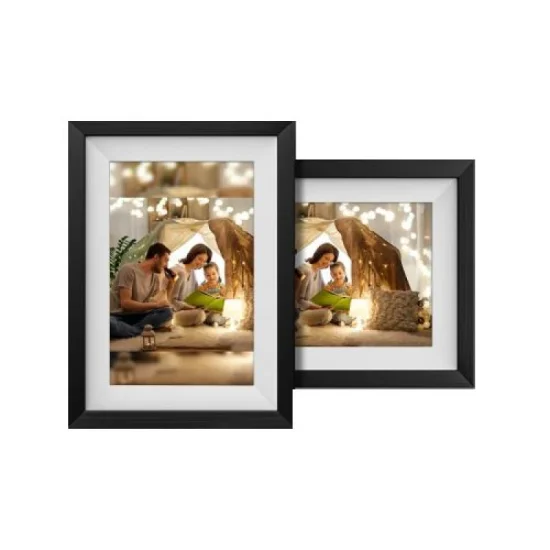 Frameo App 10.1" Frame With IPS HD Touch Screen Display With 16GB Wifi Digital Photo Picture Frames - Black