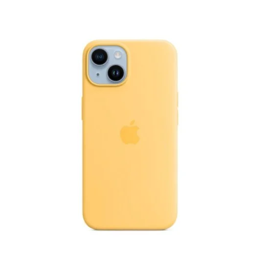 Cover Iphone 14 Plus Silicone With Magsafe Apple - Sunglow