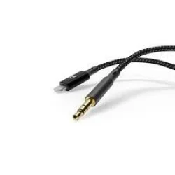 Powerology Braided AUX Audio Cable to iPhone 1.2 Meter - Black