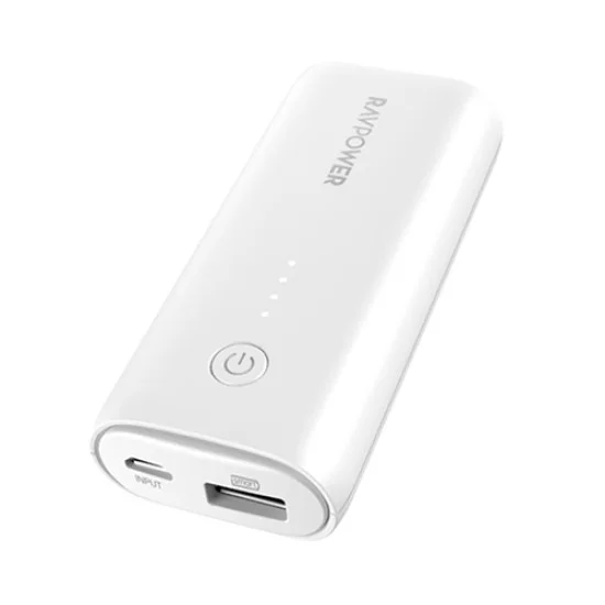 RAVPower iSmart Portable Charger 6700mAh Power Bank &ndash; White