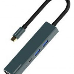 روكروز موزع الومنيوم 6 منافذ USB-C - 60 وات