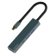 Rockrose - 6-Port Aluminum USB-C Hub - 60W