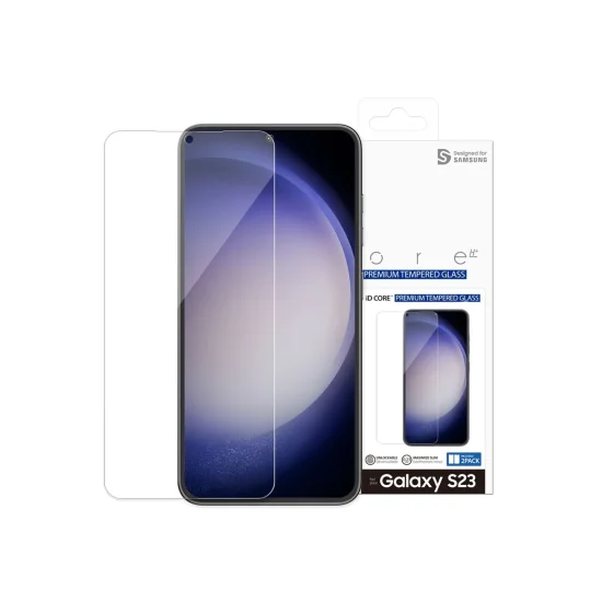 Screen Protector Samsung S23 Id Core Glass Araree - Clear ( 2 Pcs )