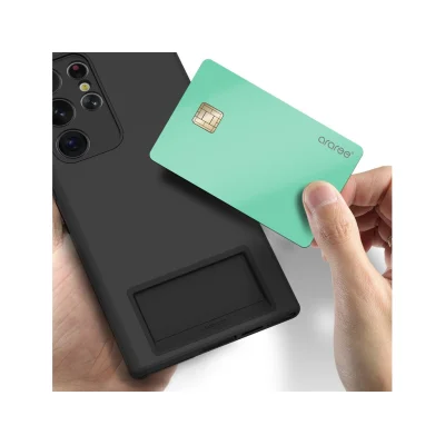 Cover Samsung S23 Ultra Air Slot Case With Card Slot Araree - Black