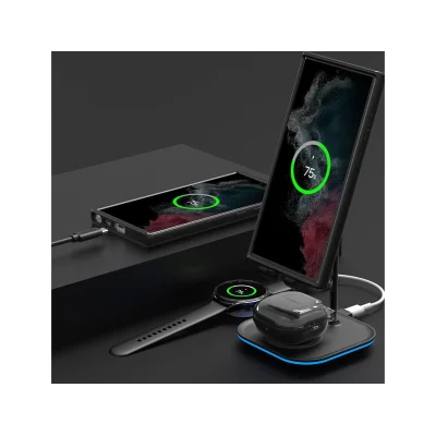 Cover Samsung S23 Ultra Air Slot Case With Card Slot Araree - Black