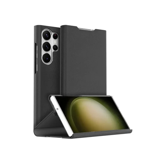 Cover Samsung S23 Ultra Mustang Dairy Wallet Araree - Black