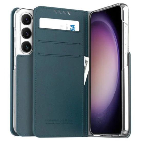 Cover Samsung S23 Ultra Mustang Dairy Wallet Araree - Ash Blue