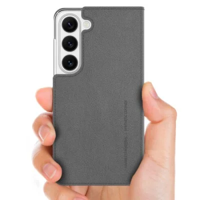 Cover Samsung S23 Ultra Mustang Dairy Wallet Araree - Charcoal Grey