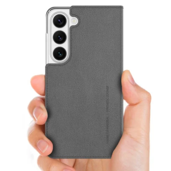 Cover Samsung S23 Ultra Mustang Dairy Wallet Araree - Charcoal Grey