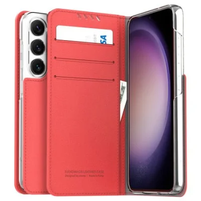 Cover Samsung S23 Ultra Mustang Dairy Wallet Araree - Tangerine Red