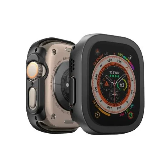 Skinarma Apple Watch Ultra 9H Glass Shield Gado 49mm - Black