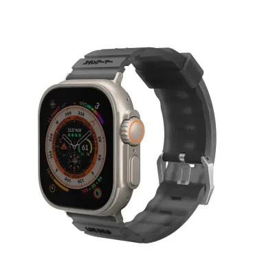 Apple Watch Strap 49/45/44 Mm Shokku Skinarma - Smoke