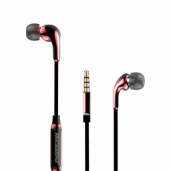 روكروز - سماعة الأذن السلكية Solo Pro مع مايك - أحمر