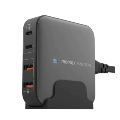 Desktop Charger One Plug 100W 4-Port Momax - Grey