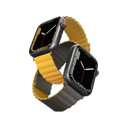 Uniq Revix Reversible Strap for Apple Watch 42/44/45mm - Mustard / Khaki
