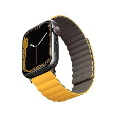 Uniq Revix Reversible Strap for Apple Watch 42/44/45mm - Mustard / Khaki