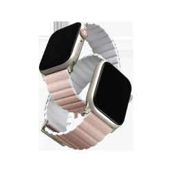 Uniq Revix Premium Edition Reversible Strap For Apple Watch 49/45/44/42mm - Blush Pink / White