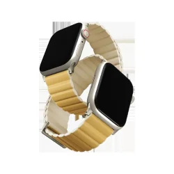 Uniq Revix Premium Edition Reversible Strap For Apple Watch 49/45/44/42mm - Canary Yellow / Ivory