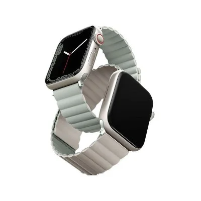 Uniq Revix Reversible Strap for Apple Watch 42/44/45mm - Sage / Beige