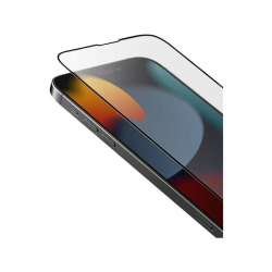 يونيك حماية شاشة زجاجي اوبتكس لجهاز ايفون 14 - شفاف مطفي