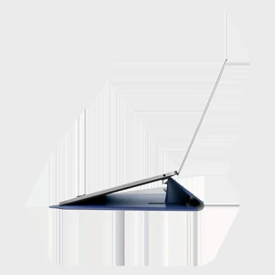 Lap Top Bag Sleeve With Foldable Stand (Up To 14”) Uniq - Abyss Blue