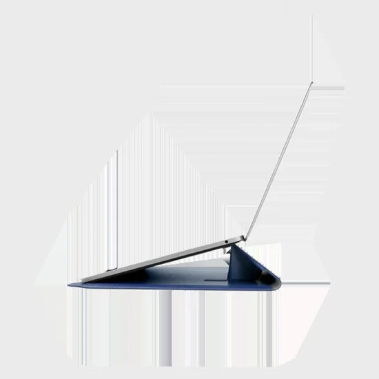 Lap Top Bag Sleeve With Foldable Stand (Up To 14”) Uniq - Abyss Blue
