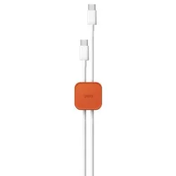 UNIQ POD ADHESIVE CABLE ORGANIZERS 8-IN-1 PACK - SIENNA ORANGE (DEEP ORANGE)