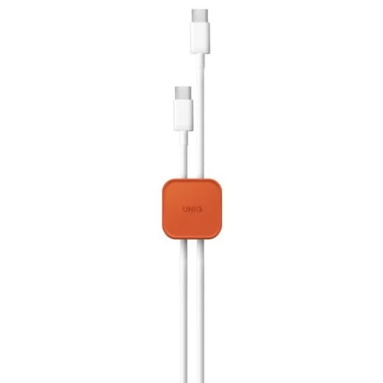 UNIQ POD ADHESIVE CABLE ORGANIZERS 8-IN-1 PACK - SIENNA ORANGE (DEEP ORANGE)