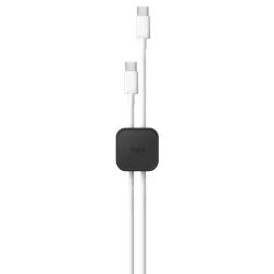 UNIQ POD ADHESIVE CABLE ORGANIZERS 8-IN-1 PACK - CHALK GREY (GREY)