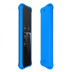 Itskins Spectrum Solid Series Case Antimicrobial For Apple Tv 4K Remote Control - Blue