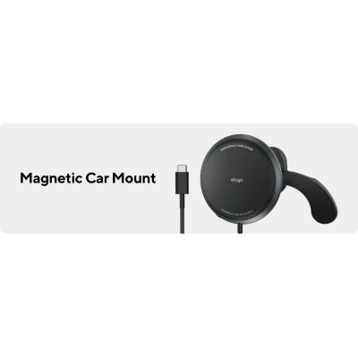 Elago M Car MagSafe Charger Phone Mount - Dark Grey