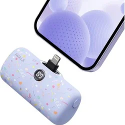اي والك شاحن محمول صغير مع شاشة ( LED ) 4800 مللي أمبير