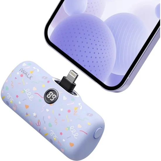 iWalk mini portable charger with (LED) screen, 4800 mAh