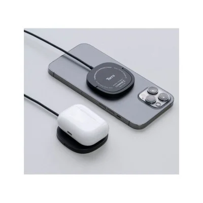 Torrii Bolt Magnetic Snap 15W Wireless Charger &ndash; Black