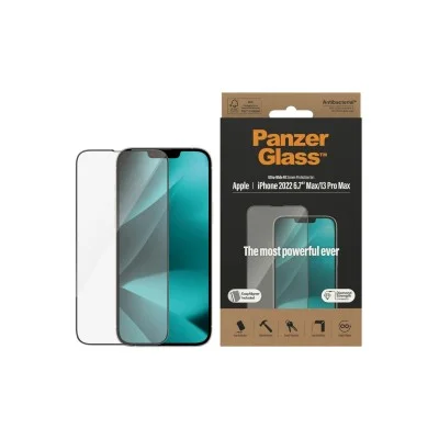 PanzerGlass iPhone 14 Plus Antibacterial Tempered Glass Ultra Wide Fit - Clear