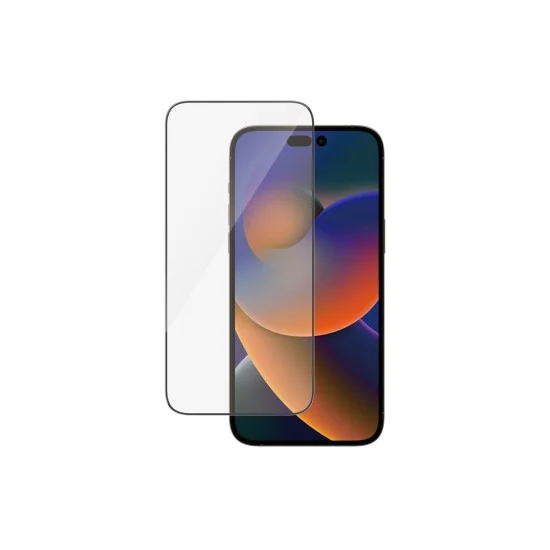 PanzerGlass iPhone 14 Pro Max Antibacterial Tempered Glass Ultra Wide Fit - Clear