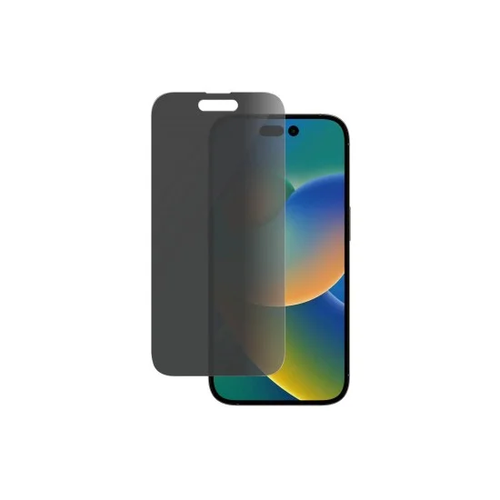 PanzerGlass iPhone 14 Pro Antibacterial Tempered Glass Classic Fit - Privacy