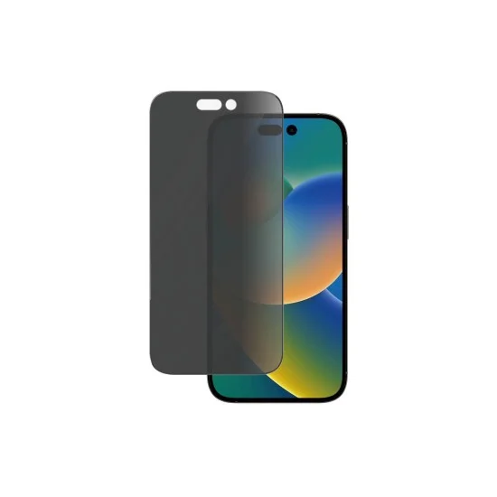 PanzerGlass iPhone 14 Pro Antibacterial Tempered Glass Ultra Wide Fit - Privacy