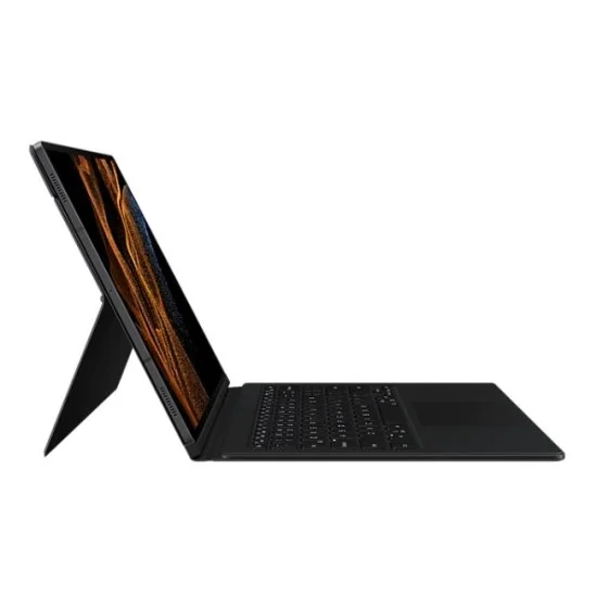Cover Samsung Tab S8 Ultra Book Cover + Keyboard Arabic - Black