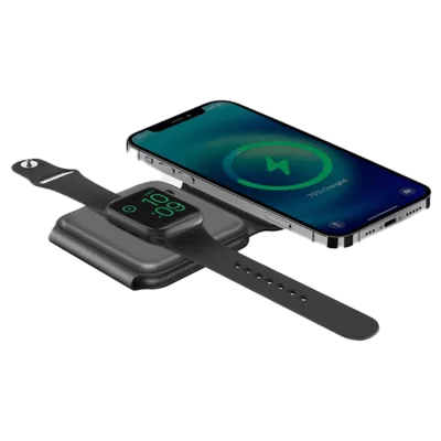 Bazic GoMag Trio 3 In 1 Foldable Magnetic Wireless Charger 15W - Grey