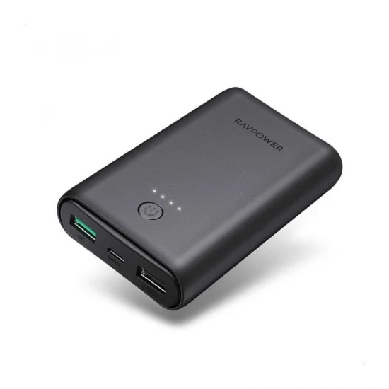 RAVPower Turbo Power Bank 10050mAh 2-Port 18W &ndash; Black