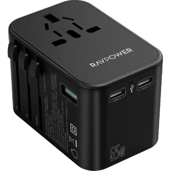 Ravpower Pd Pioneer 65 Watts 3-Port Travel Charger
