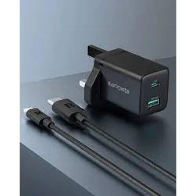 Ravpower 2-in-1 20W USB Charger Combo Offline - Black