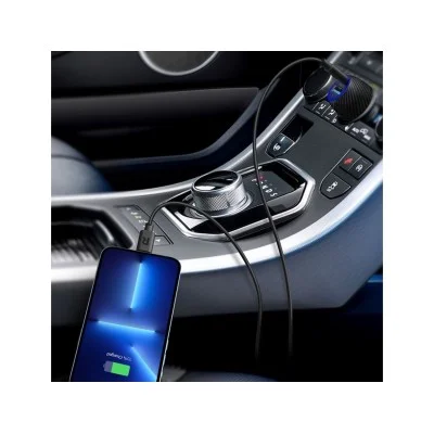 RAVPower PD 44 Watts Car Charger + 1 m Cable Combo Black