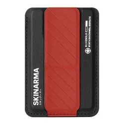 SkinArma Kado Mag-Charge Card Holder With Grip Stand - Black